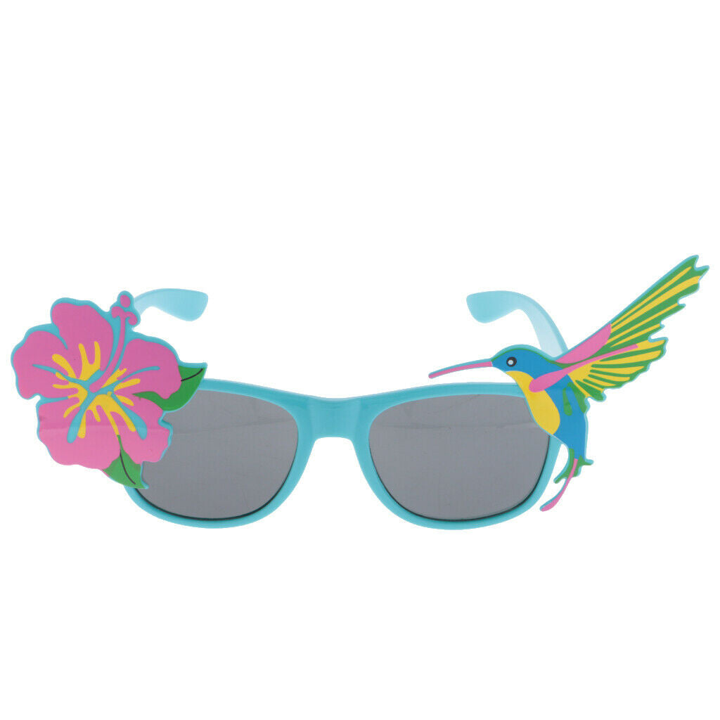 Funny Flower Bird Party Glass Summer Beach Party Evening Dress Accessories