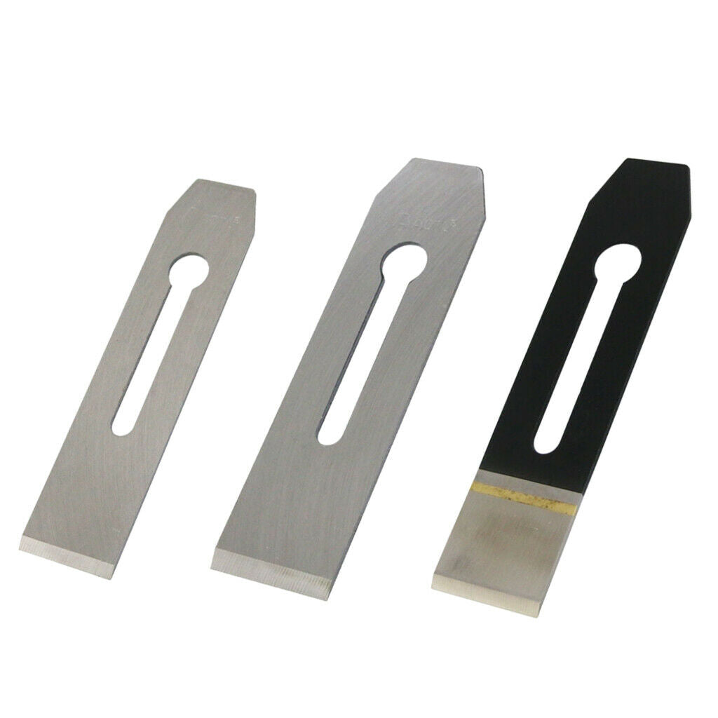 44mm High Carbon Steel Iron Bench Plane Replacement Blade Cutting Hand Tool