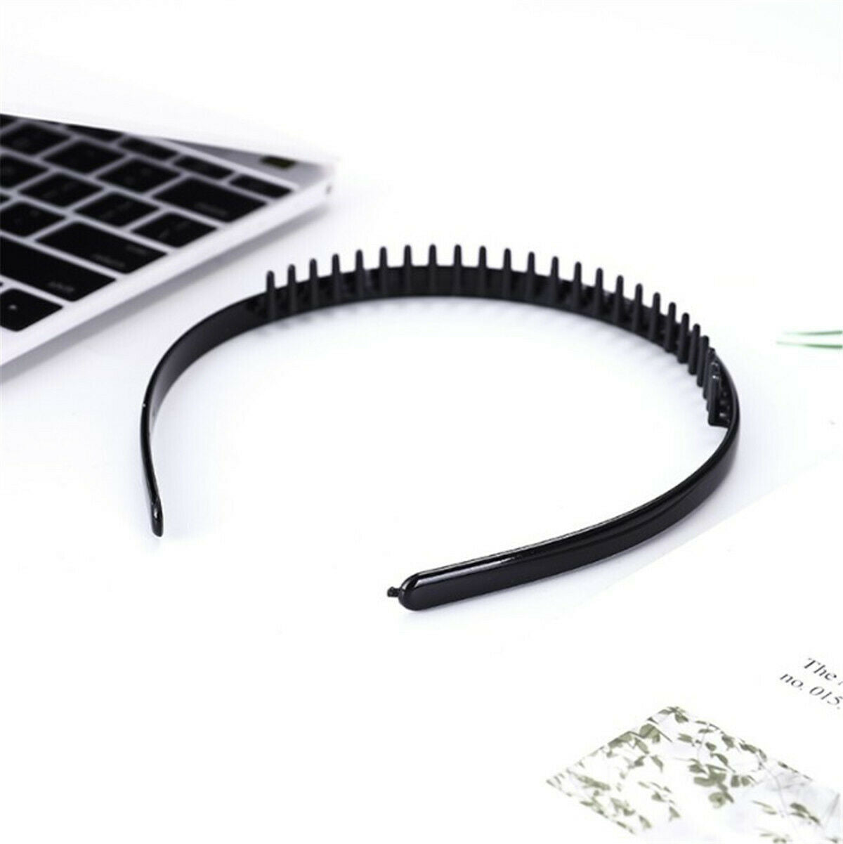 Men Women Shark Tooth Zig Zag Gym Sports Football Soccer Headband Hair Head Band