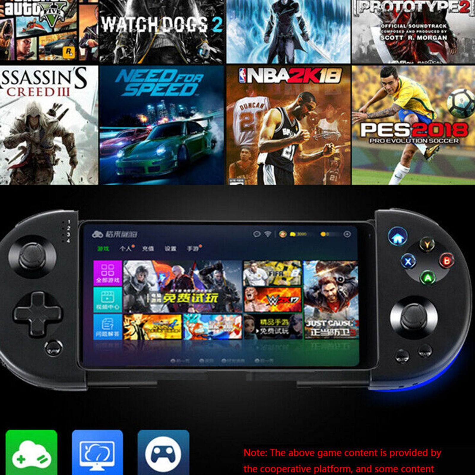 Handle Gamepad Mobile Phone Game Controller For Android IOS PUBG Bluetooth