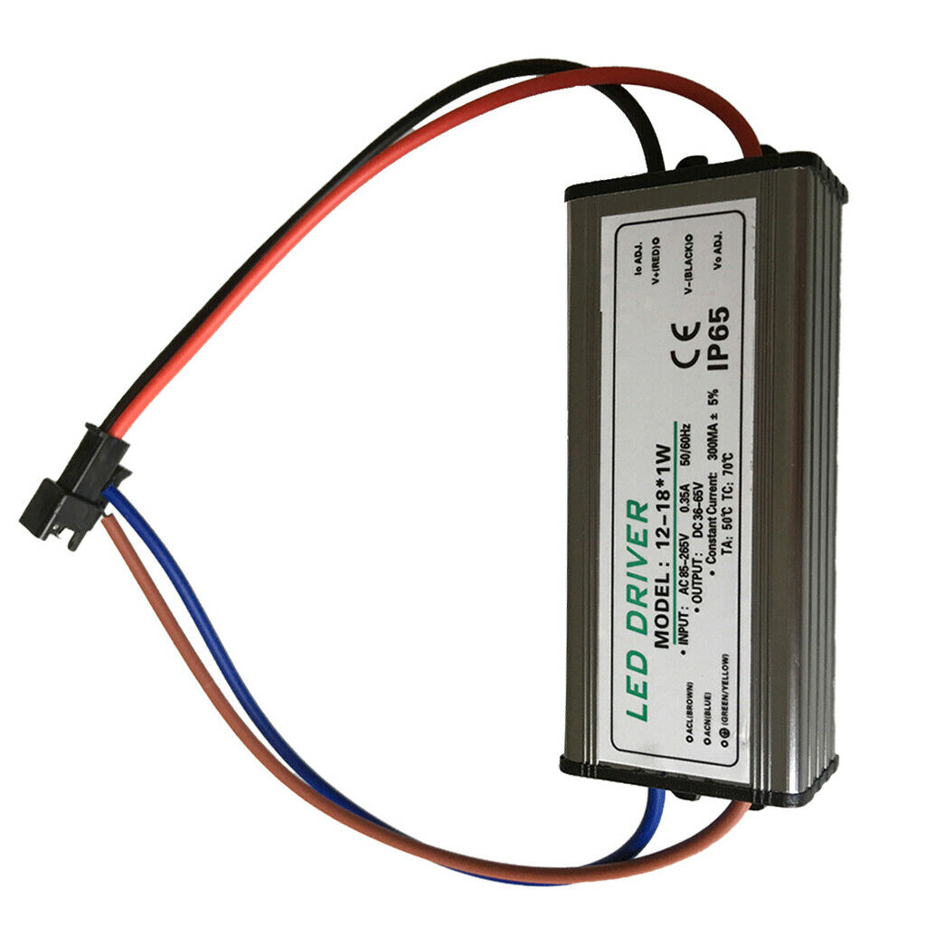12-18 W 300mA Constant Power Supply LED Driver AC85-265V(IN) To DC36-63(Out)
