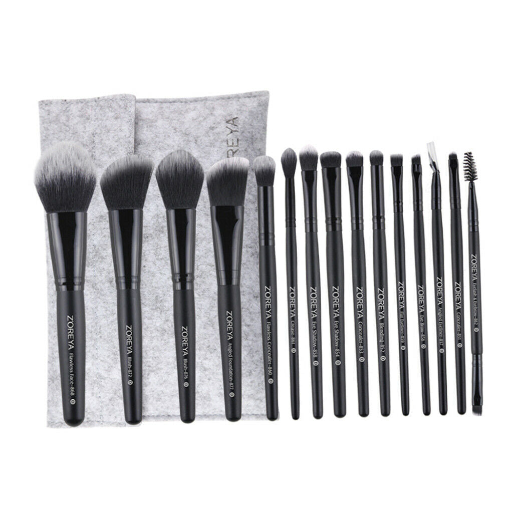16X Premium Synthetic Fiber Face Powder Blush Makeup Brushes for Beginners