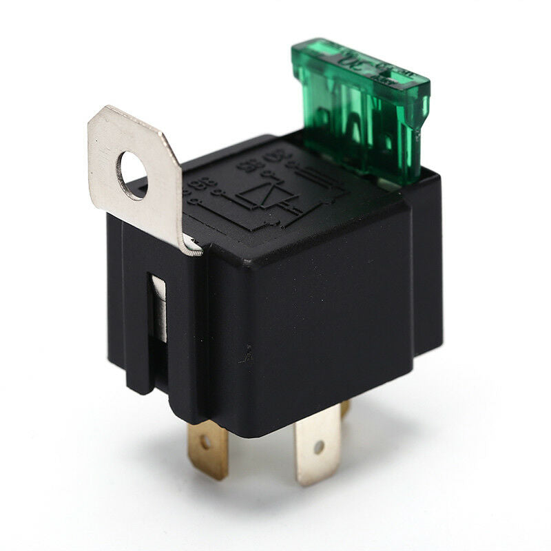 Waterproof prewired 5pin car relay harness holders 40A/12V with relay sock.l8