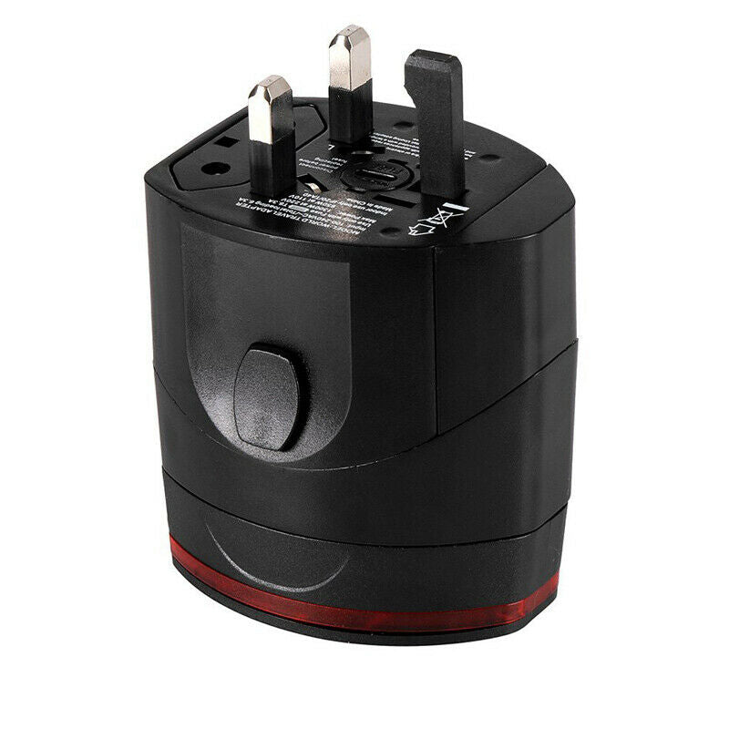 Worldwide Travel Multifunction Power Plug Adapter Conversion Socket USB Charger