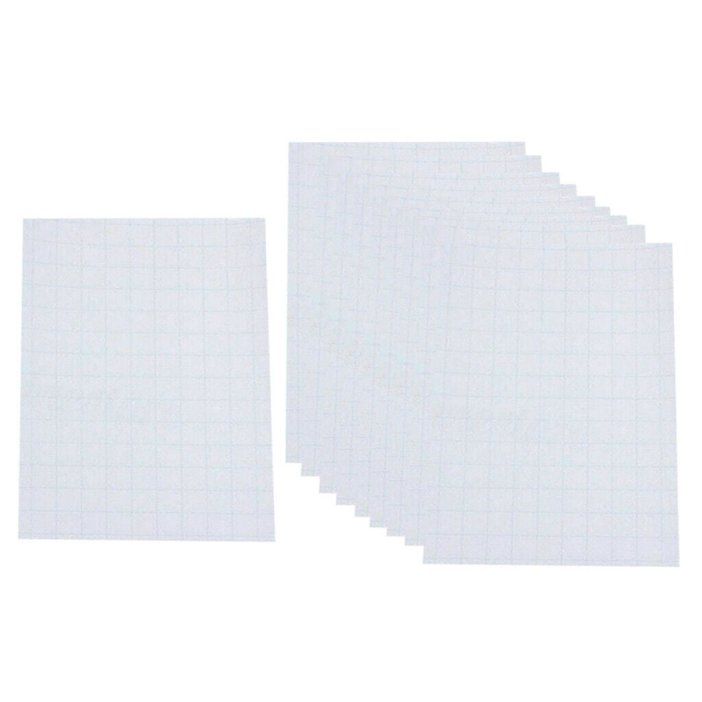 10Pcs T-Shirt Print Iron-on Heat Press Light/Dark Fabrics Inkjet Transfer Paper