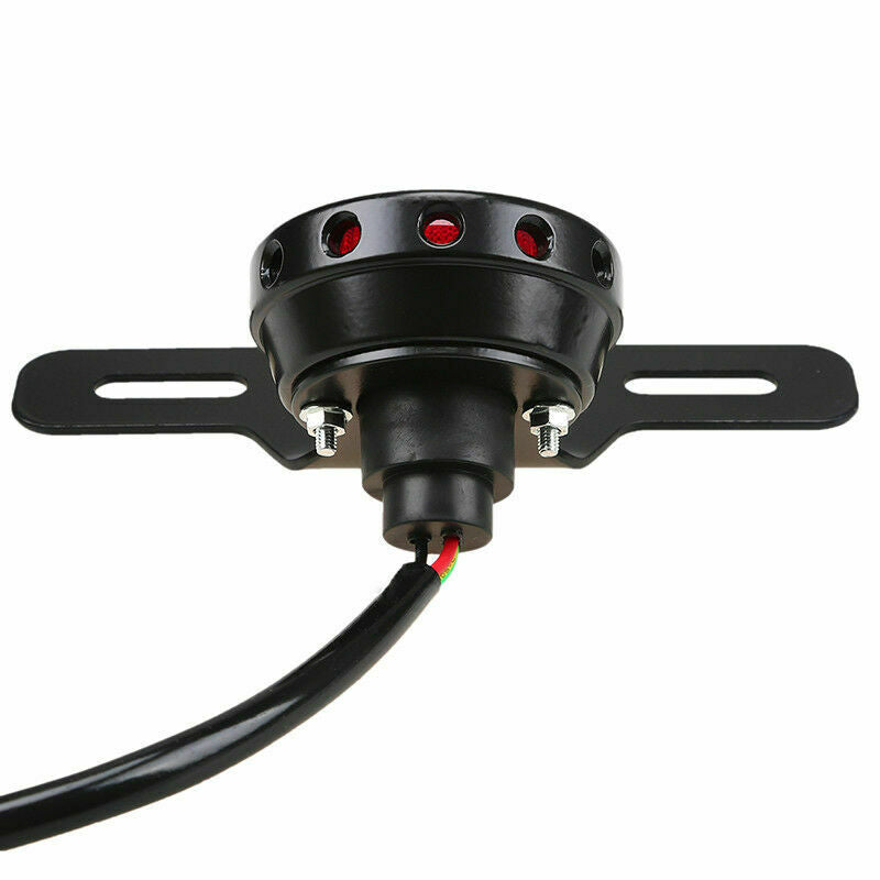 Rear Brake Integrated Tail Light License Plate Holder Bracket For Scooter ATV