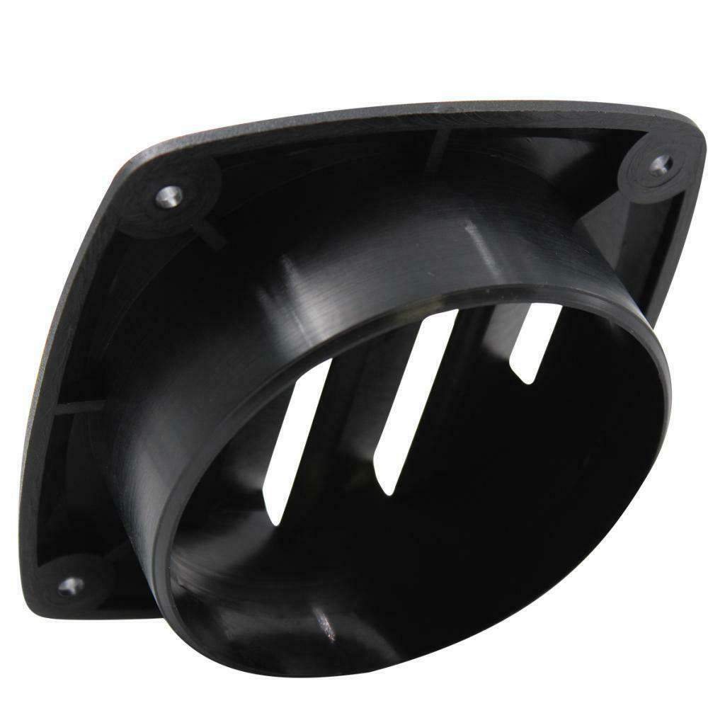 4 Inch Black ABS Plastic Louvered Vents Marine Yacht Air Vent Boat Hardware