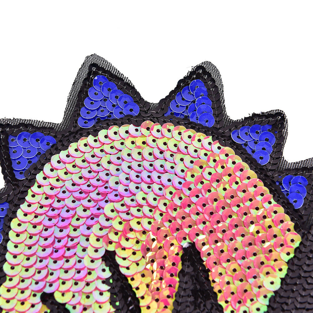 heart-shaped eye sequins embroidery clothing accessories applique flower .l8
