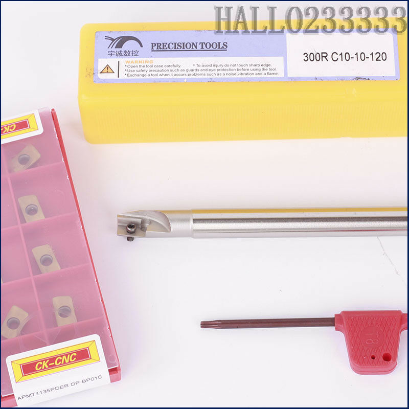 BAP300R-C10-10-120 Indexable milling cutter CNC TOOL with APMT1135PDER-DP BP010