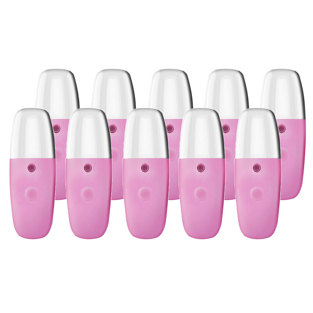 10x Water Facial Mister 1oz Makeup Skincare Hydrating Nano Face Sprayer Pink