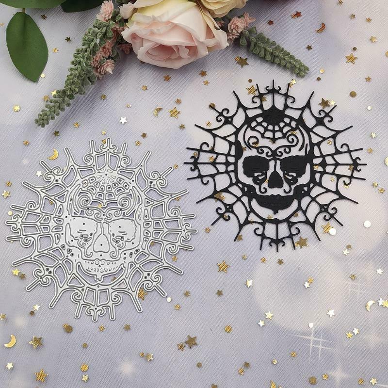 DIY Spider Skeleton Cutting Dies Set for Cards Scrapbooking Stamps Album Card