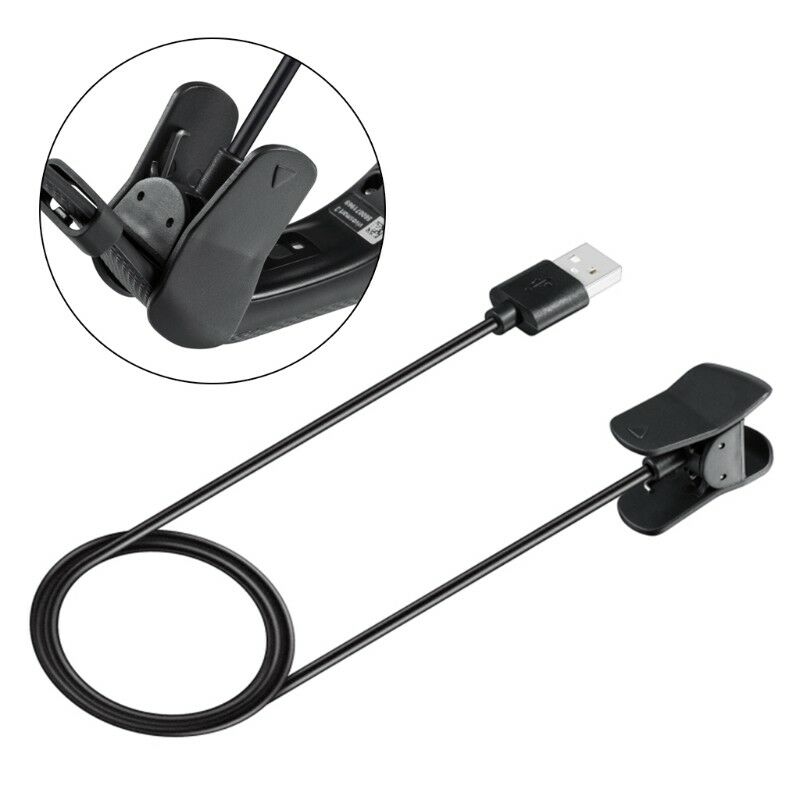 USB Data Charging Clip Cradle Charger Cable For Garmin Vivosmart 3 Watch Tracker