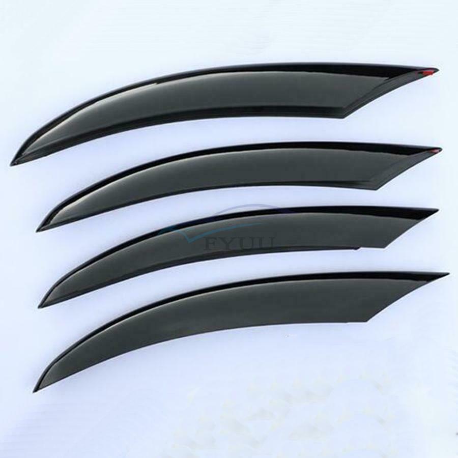 For Mercedes-Benz C-Class 15-18 ABS Bright Black Front Fog Lamp Decorative Cover