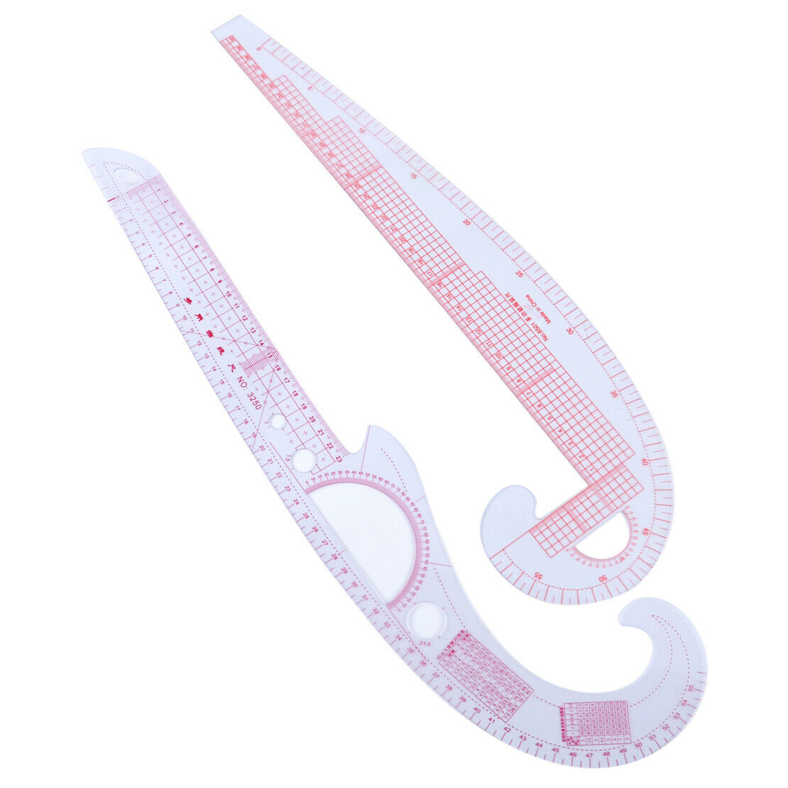 Multi-style Measure Tool French Curve Metric Ruler for Dressmaking Sewing 5x An