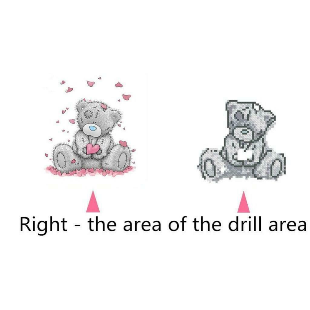 2 Pack DIY 5D Diamond Painting by Number Kit for Kids Children, Cross Stitch