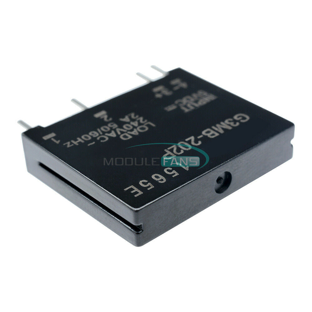 2PCS DC-AC G3MB-202P PCB SSR In 5V DC Out 240V AC 2A Solid State Relay Module