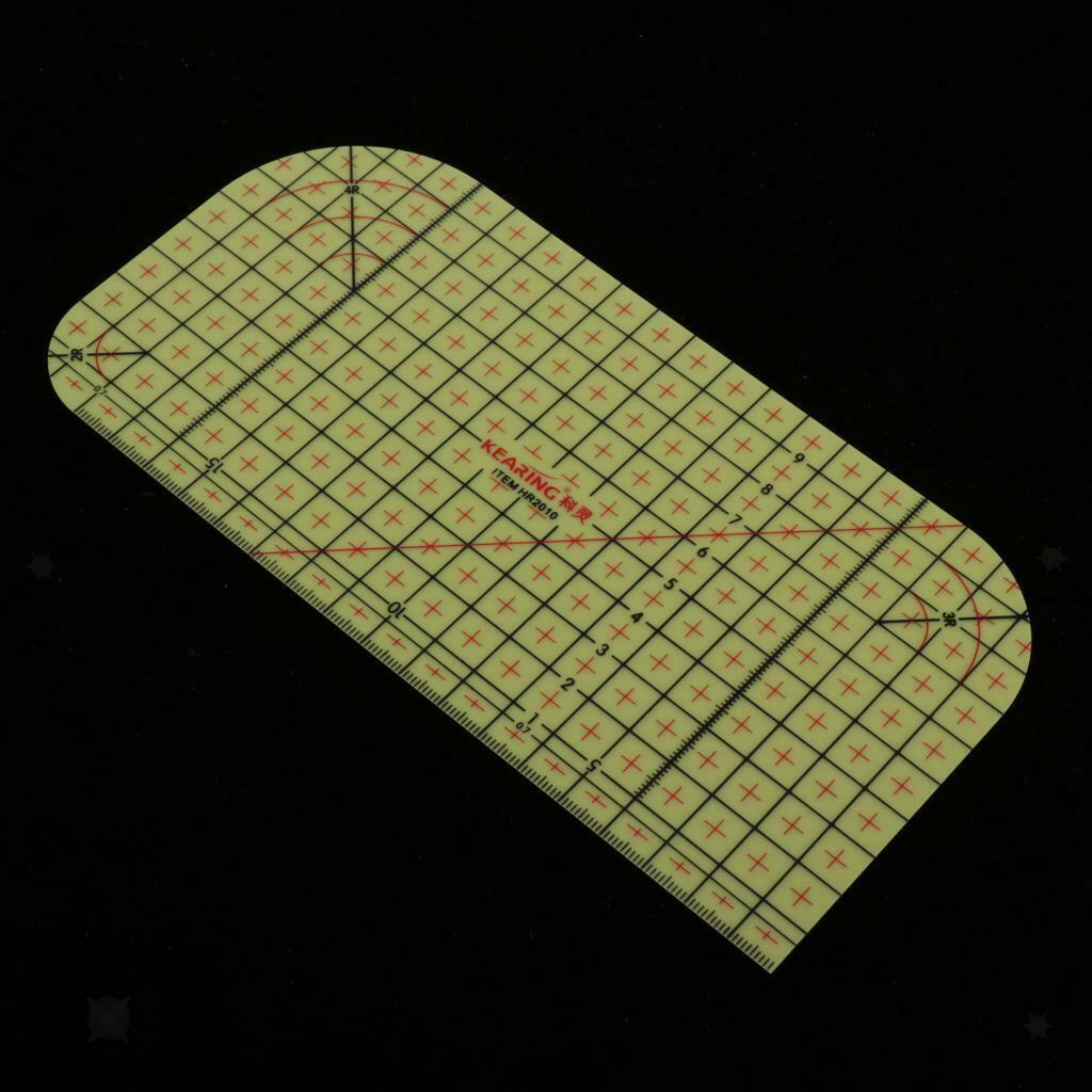 Hot Iron Ruler Quilting Measuring Gauge Patchwork Sewing Marking Tools
