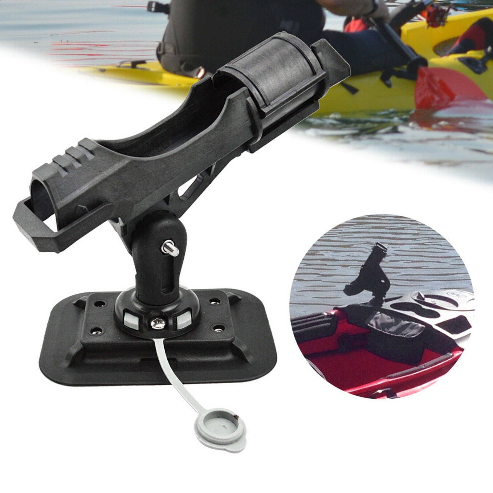 Fishing Rod Holder Rotatable Pole Rest Rack Stand For Boat Accessories