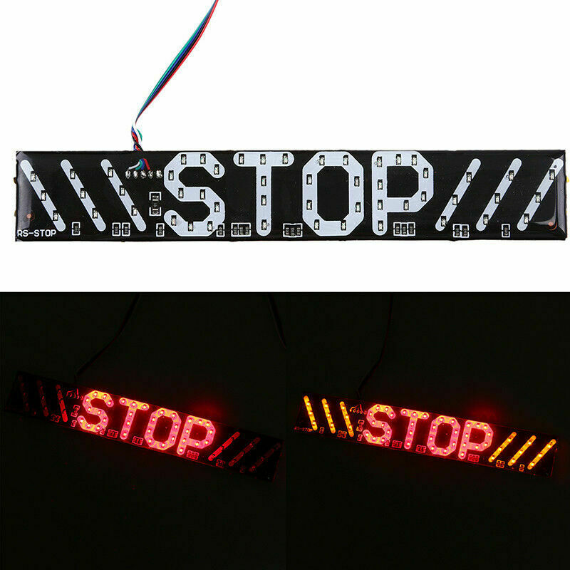 Motorcycle Bikes Tail Brake Stop Light Turn Signal LED Lamp Safety Red Amber