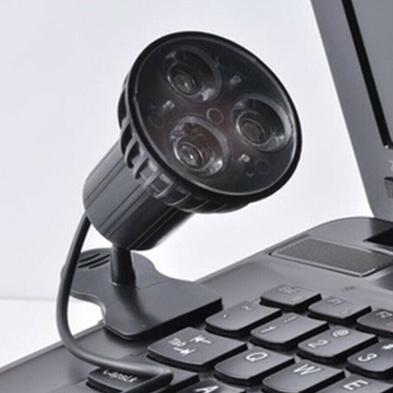 Bright USB Light 3 LED Port Clip On Spot USB Light Lamp For Laptop PC Not.l8