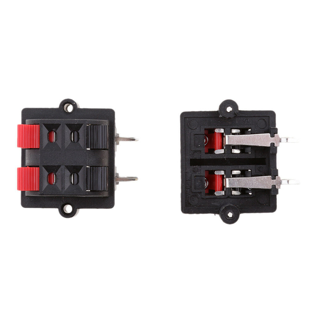 Audio Speaker Terminal LOT OF 10 PIECES 4 Way Spring Clip   Part