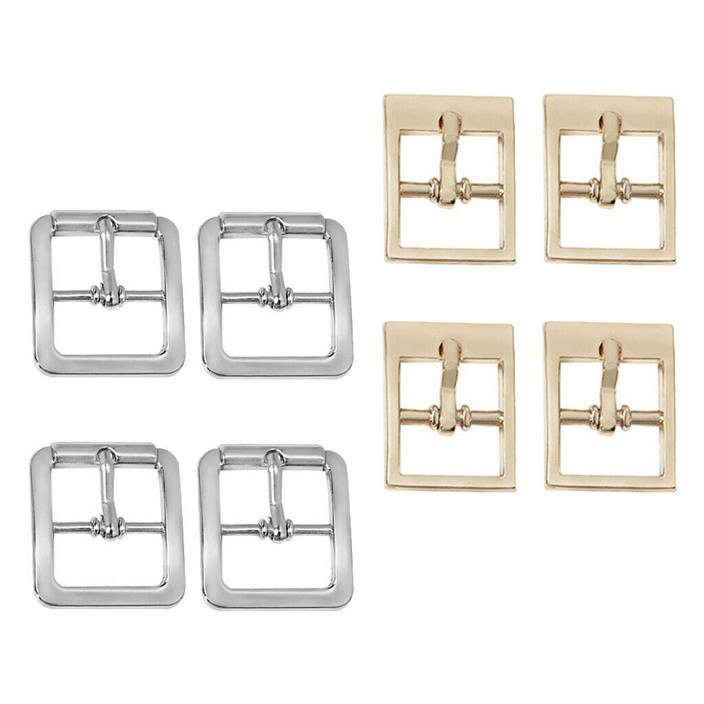 8 Lot Metal Sliding Buckles Tri Glide 3 Bar Bag Belt Webbing Strap Adjuster