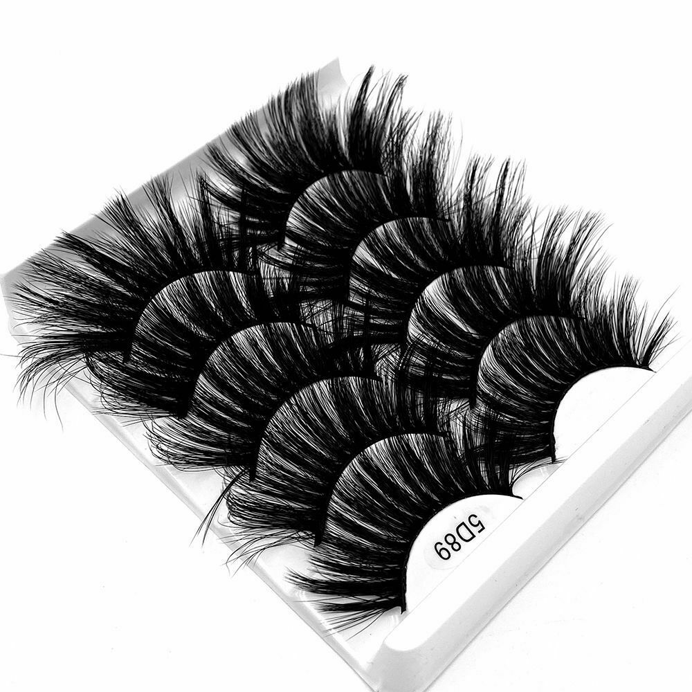 Lash Extension Dramatic Long False Eyelashes 5D Faux Mink Eyelashes