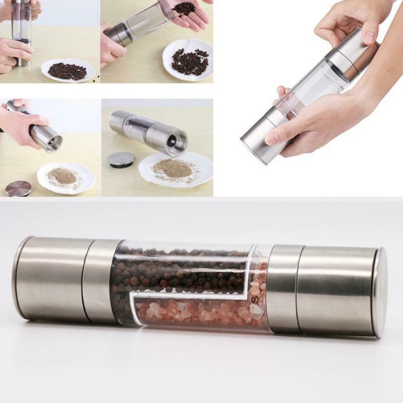 Manual Grinding Pepper Salt Mills Grinder Durable Kitchen Seasoning Tools