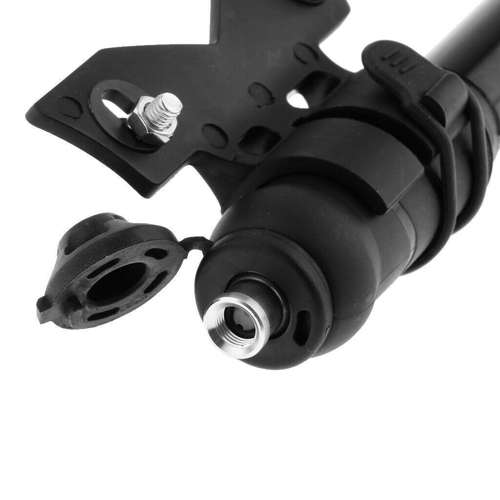 Portable Mini Hand Pump Bicycle Bike Tire Basketball Ball Inflator Black