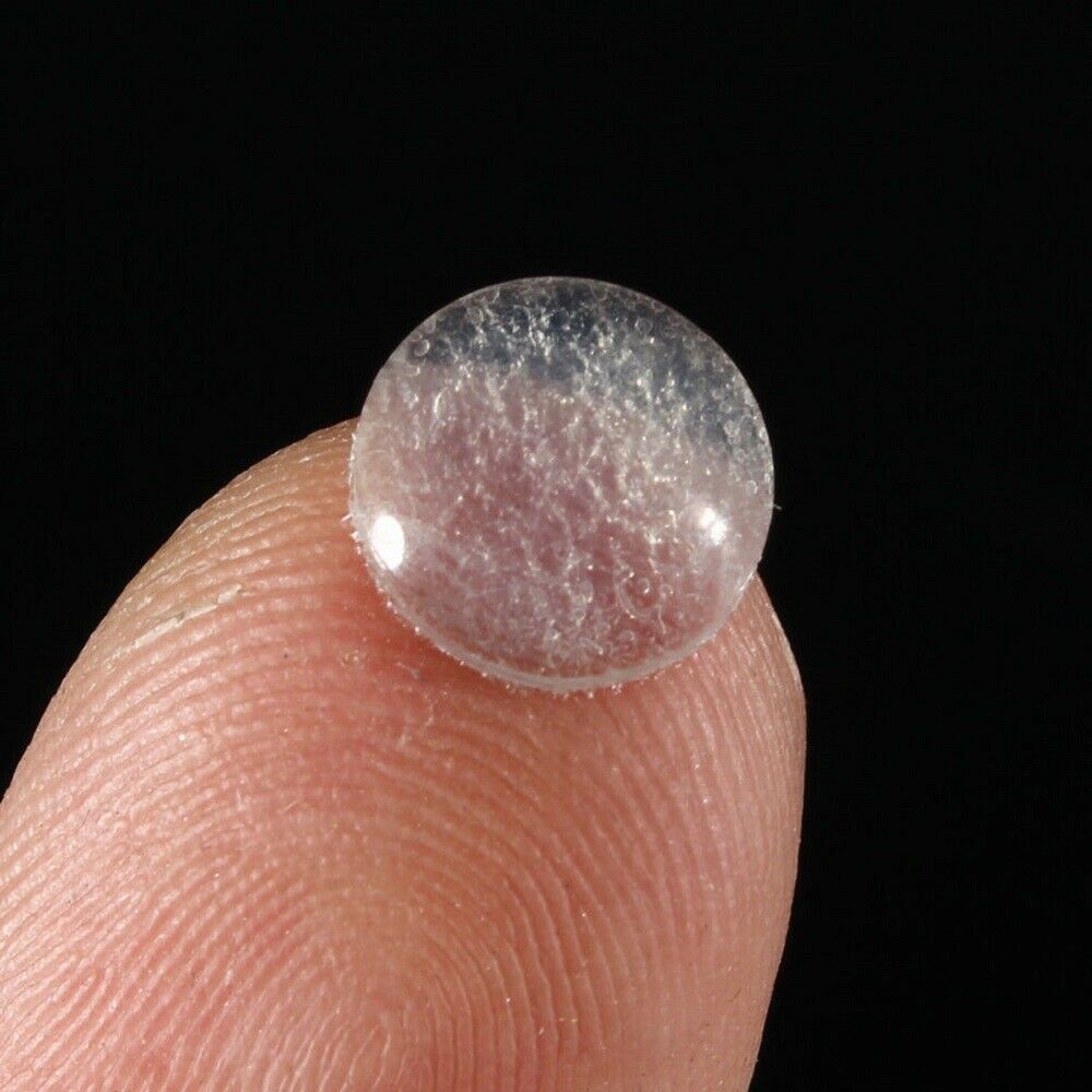 100pcs/set 8*2.5cm Rubber Feet Clear Semicircle Bumpers Door Buffer Pad Silicone