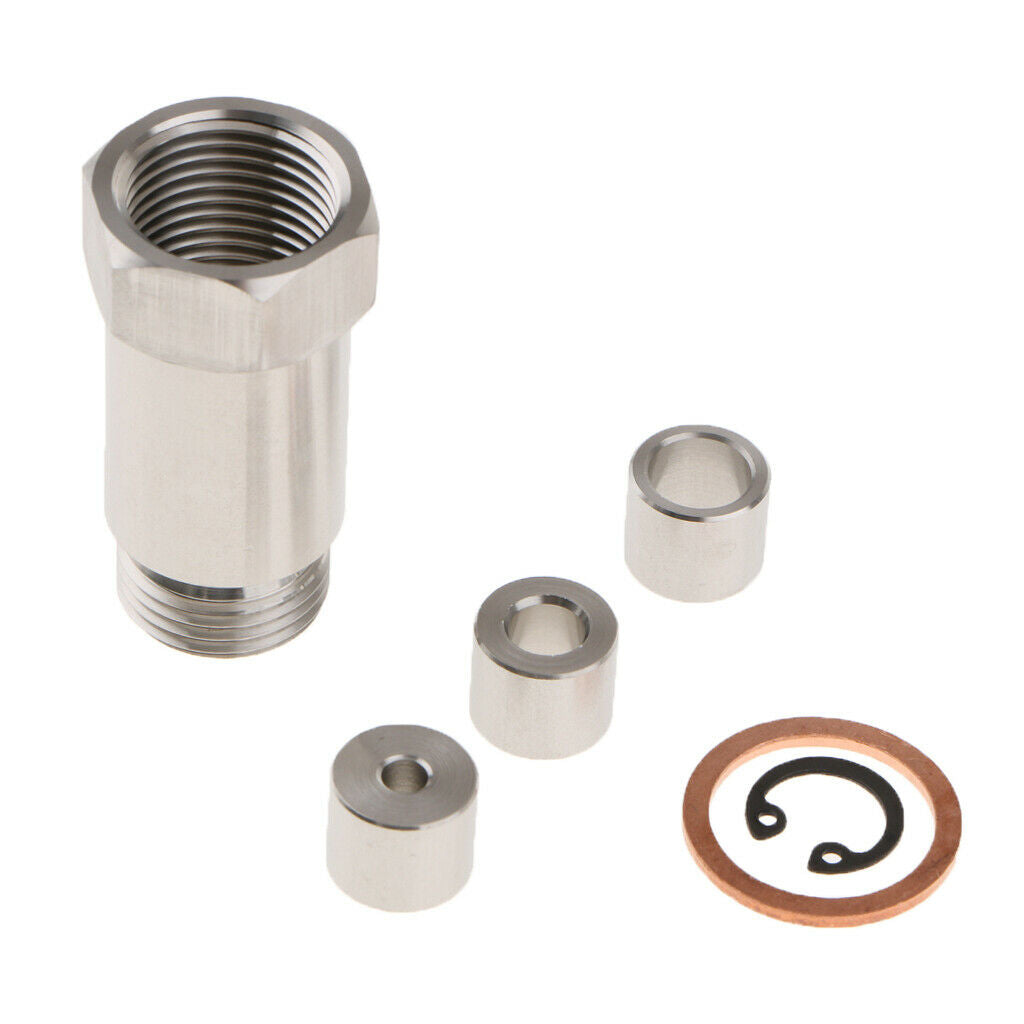 1 Set of Stainless Steel M18x1.5mm O2 Extension Adapter