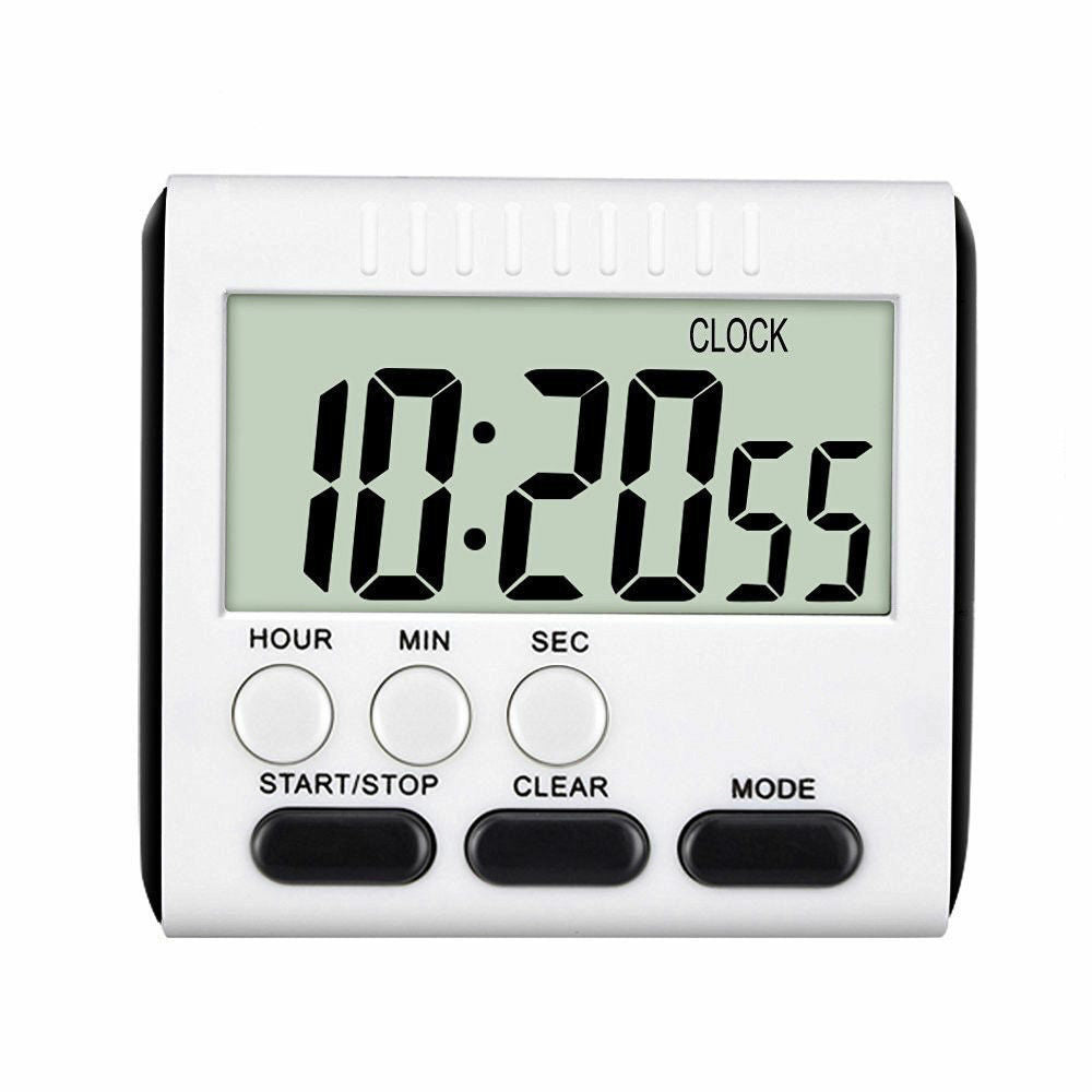 Digital KITCHEN TIMER Countdown Magnetic Fridge Cooking LCD Timing Clock