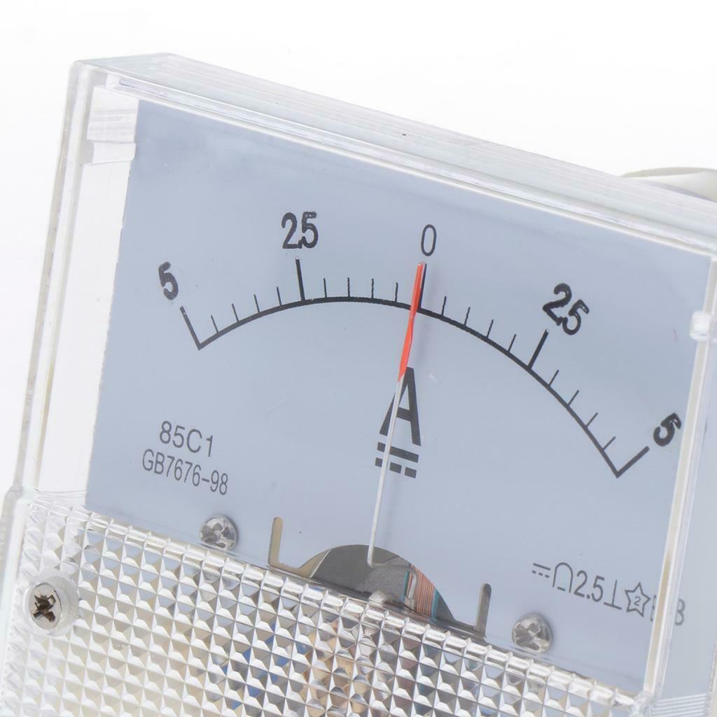 DC Amp Meter Ammeter 85C1 Meter High-quality Auto Circuit Measurement 0-5A