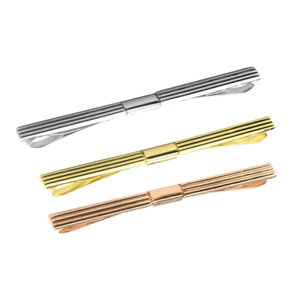 3 pieces tie clip / tie pin for tie in a gift case,