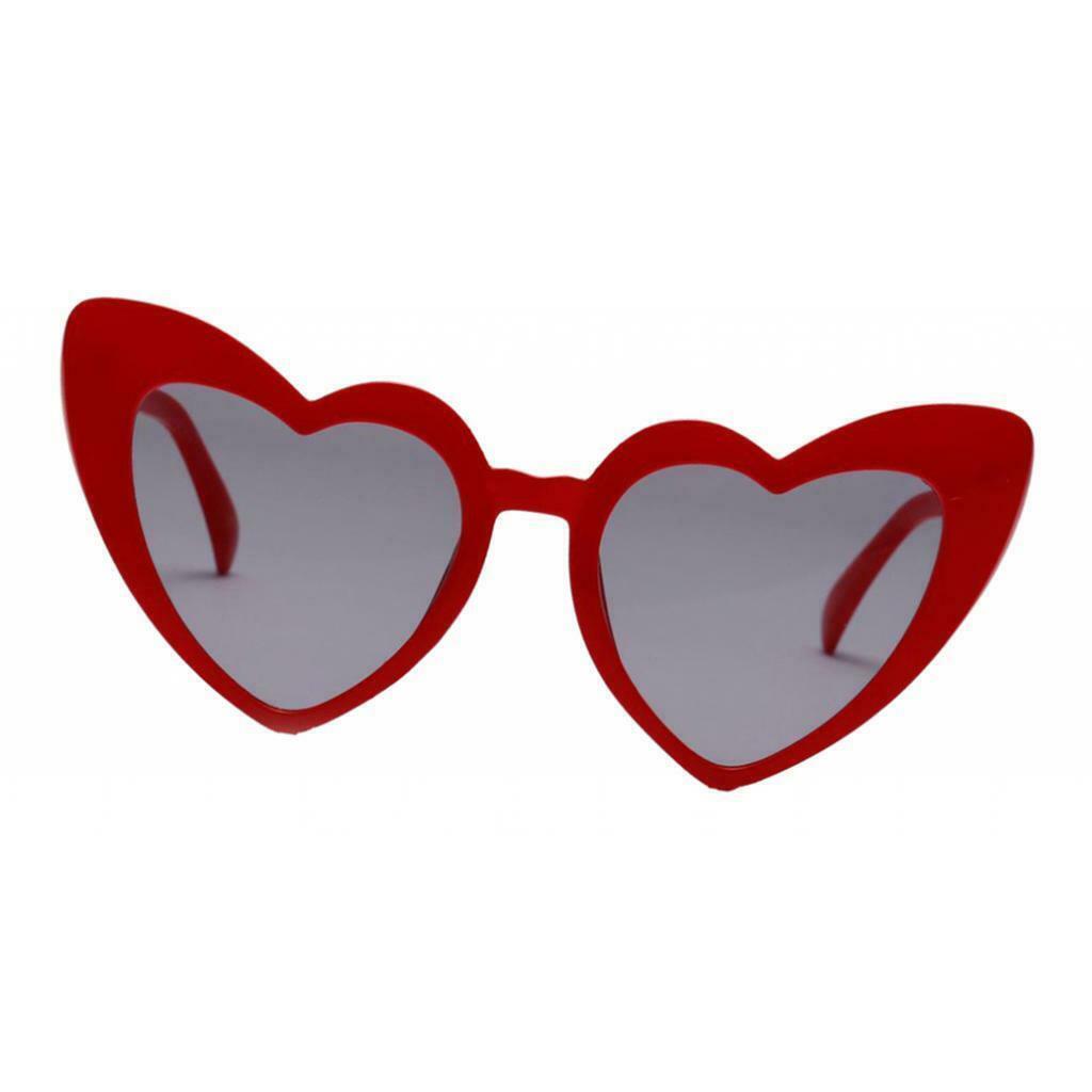 4 Pcs Chic Heart Frame Sunglasses Sun Glasses Luxury Design Party Eyewear