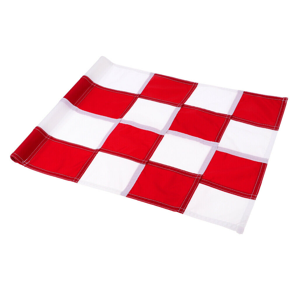 2Pcs/Lot Golf Flags - Backyard Practice Putting Green Marker Flags Replacement