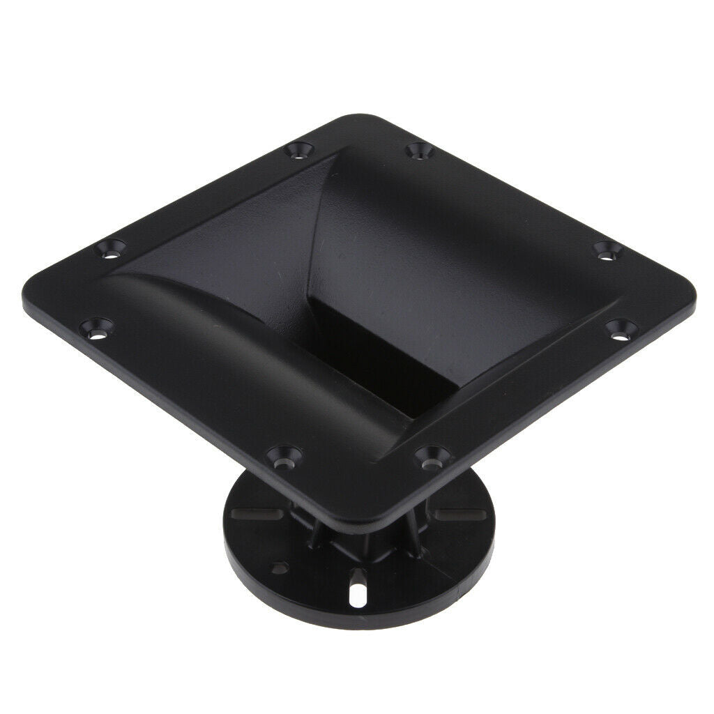 2pcs 6.3x6.3'' 25mm Throat Flat Mouth Speaker Car Home Audio Horn Tweeter