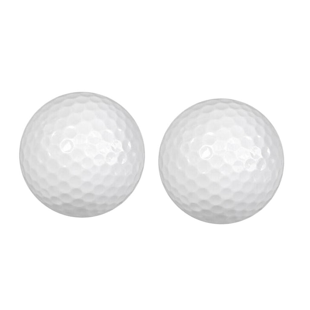 Prettyia   2Pcs   Practice   Golf   Ball   Sports   Outdoor   Indoor   Golf