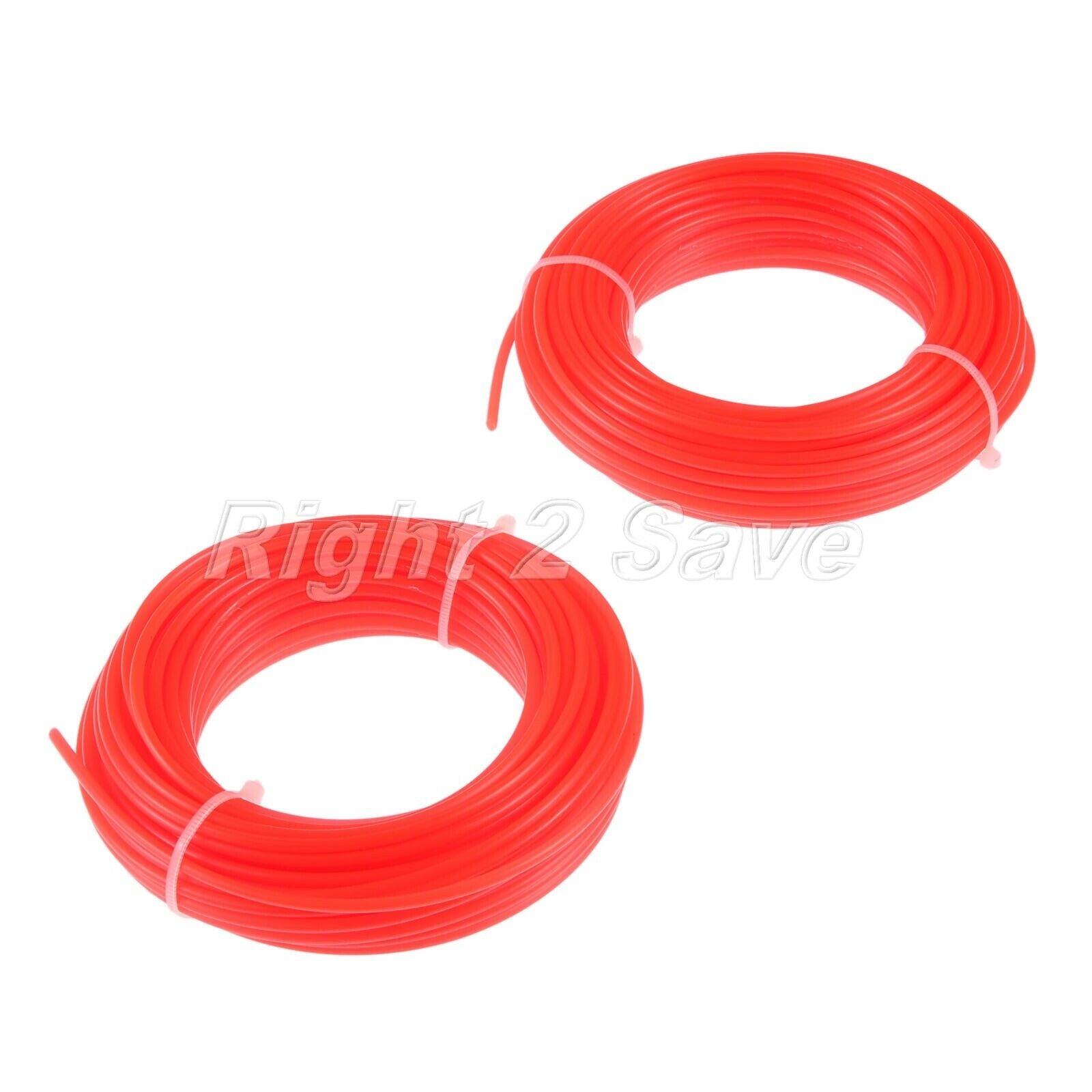 Brush Cutter Parts 2.4*15m Round Nylon Grass Trimmer Cutting Line Replacement