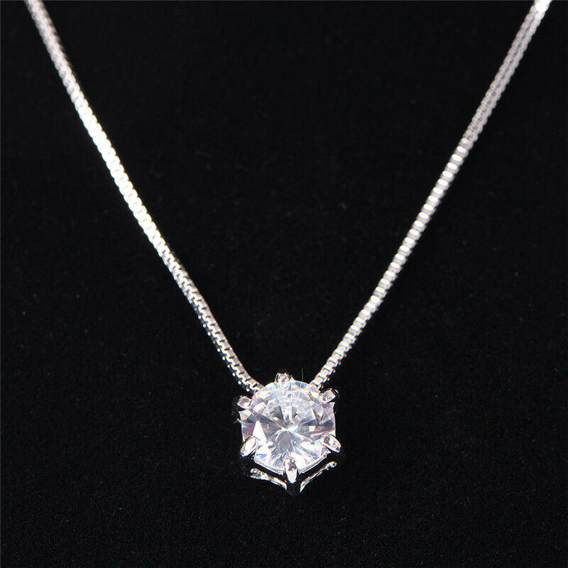 Crystal Pendant Necklace Long Chain Alloy Wedding Accessories Jewelry Womeh3 Qx