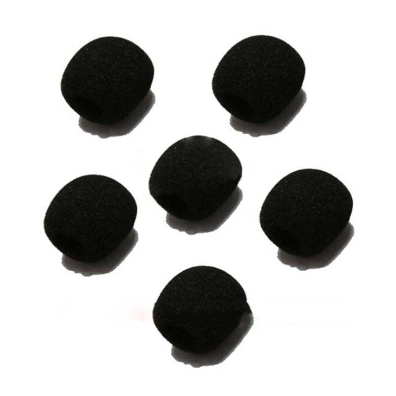 5XBlack Foam Covers Windscreen Windshield for Lavalier Lapel Microphone BDAU