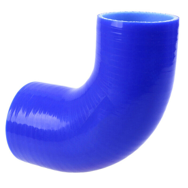 90 Degree Silicone Elbow Pipe Intercooler Hose Coupler 51-57mm Blue