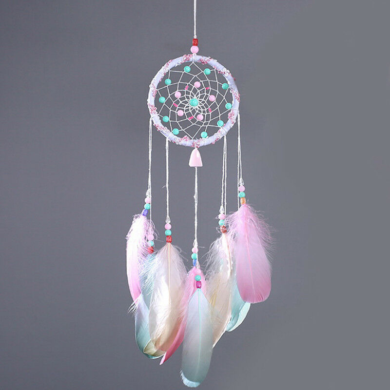 Colorful Feathers Dream catcher Bedroom Decoration Dreamcatchers Wind Chi.l8