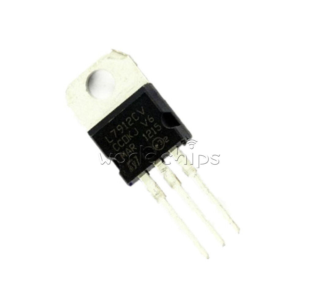10PCS L7912CV L7912 7912 TO-220 ST Voltage Regulator 12V ST IC