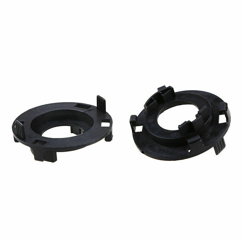 2Pcs H7 LED Headlight Lamp Bulb Base Holder Adapters For Hyundai Kia