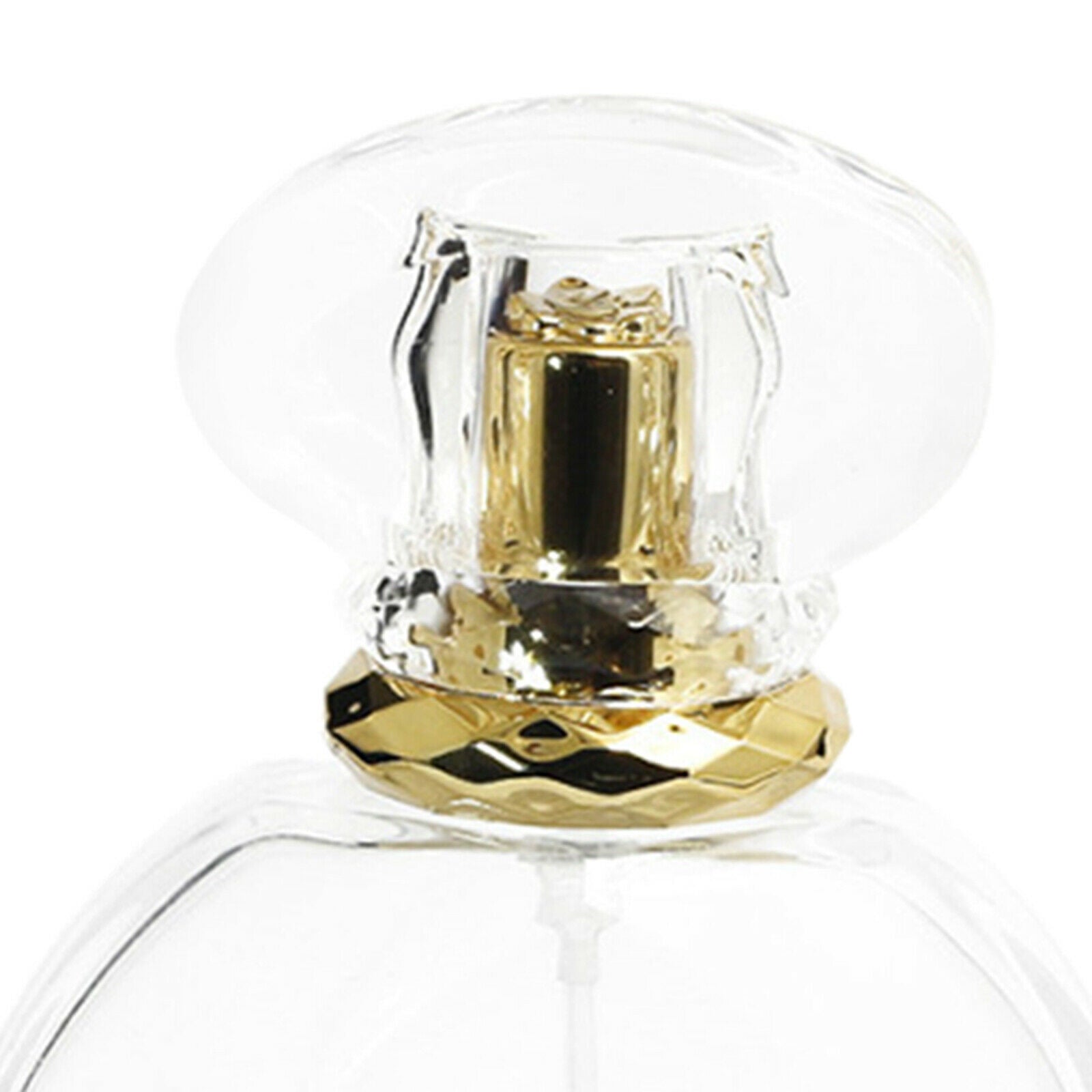 Travel 50ml 1.7OZ Refillable Clear Glass Fragrance Perfume Bottle Atomizer