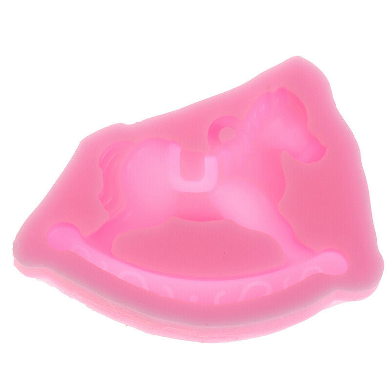 DIY Trojan Horse Shape Silicone Soft Candy Mold Cake Decorating Tool Cand.l8