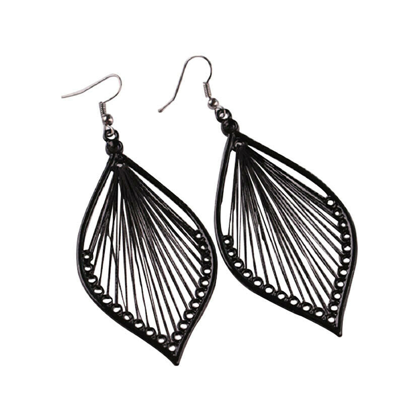 Leaf Eardrop Studs Earrings Boho Women Hook Drop Dangle Earrings JewelryJ.l8