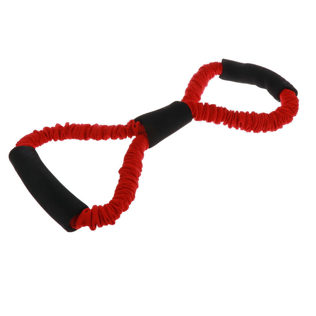 Resistance Band Pull Exerciser Rope Arm Chest Strength Training Red 40LB