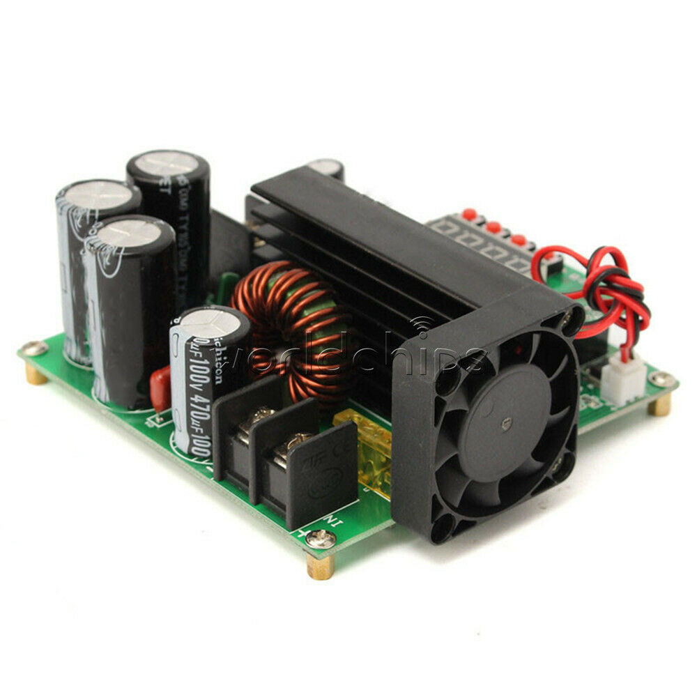 BST900W digital display Boost Converter DC-DC 8-60V Step up 10-120V Solar Charge